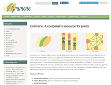 Tablet Screenshot of news.gramene.org