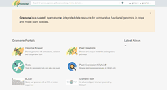 Desktop Screenshot of gramene.org